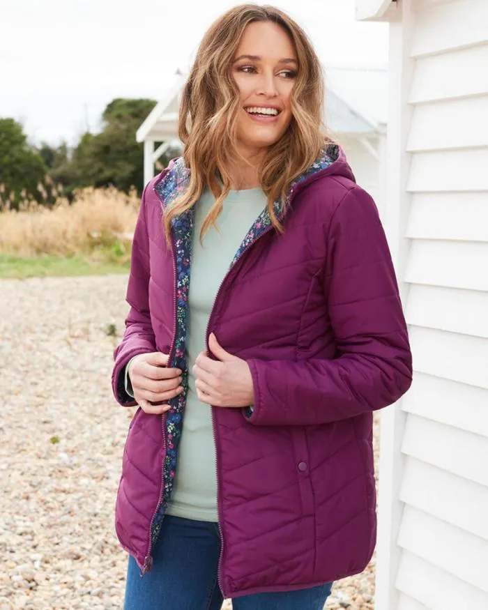 Cotton Traders Coats and Jackets SwitchItUp Reversible Padded Jacket 8211 Women