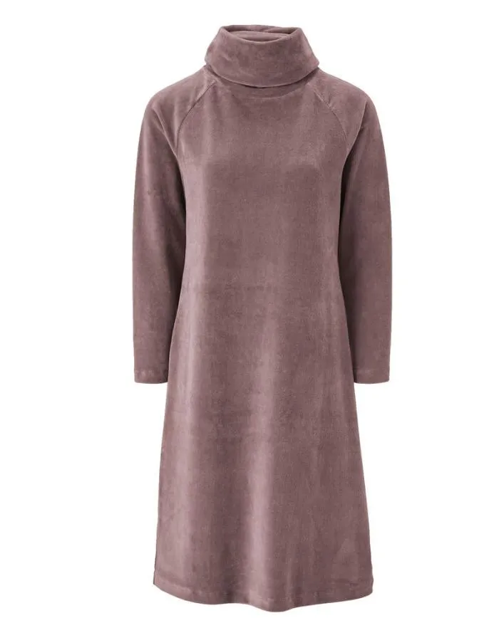Cotton Traders Dresses Jersey Cord Cowl Neck Midi Dress 8211 Women