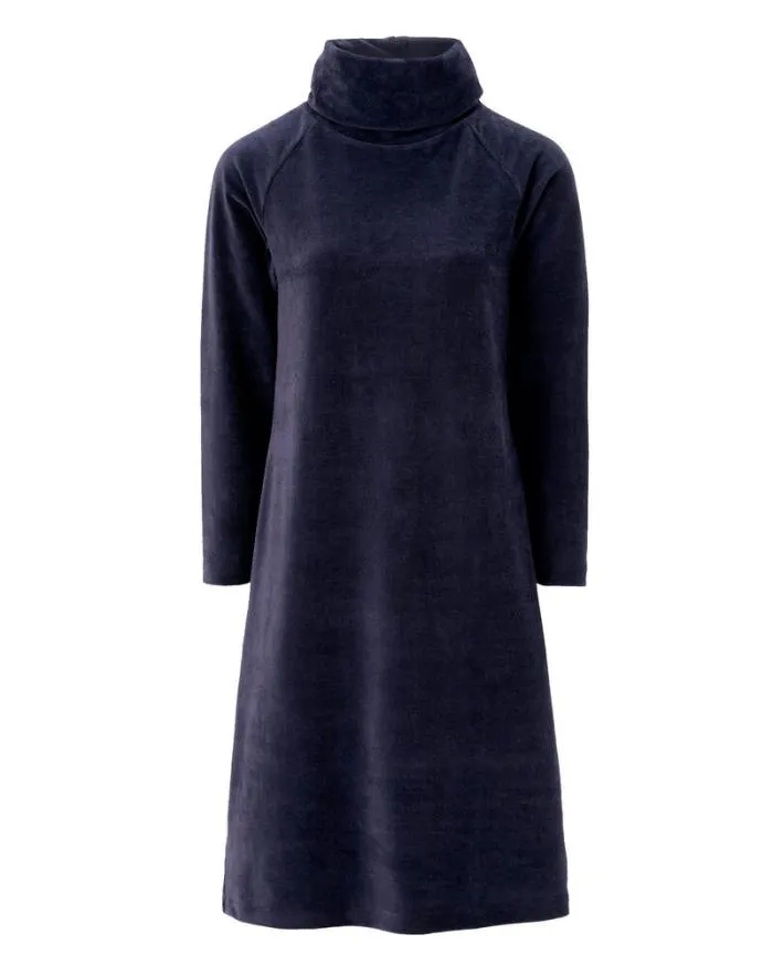 Cotton Traders Dresses Jersey Cord Cowl Neck Midi Dress 8211 Women