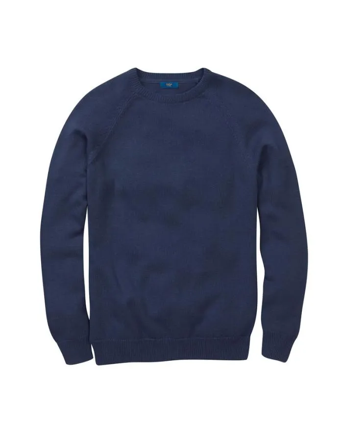 Cotton Traders Knitwear Cotton Crew Neck Jumper 8211 WomenMenUnisex