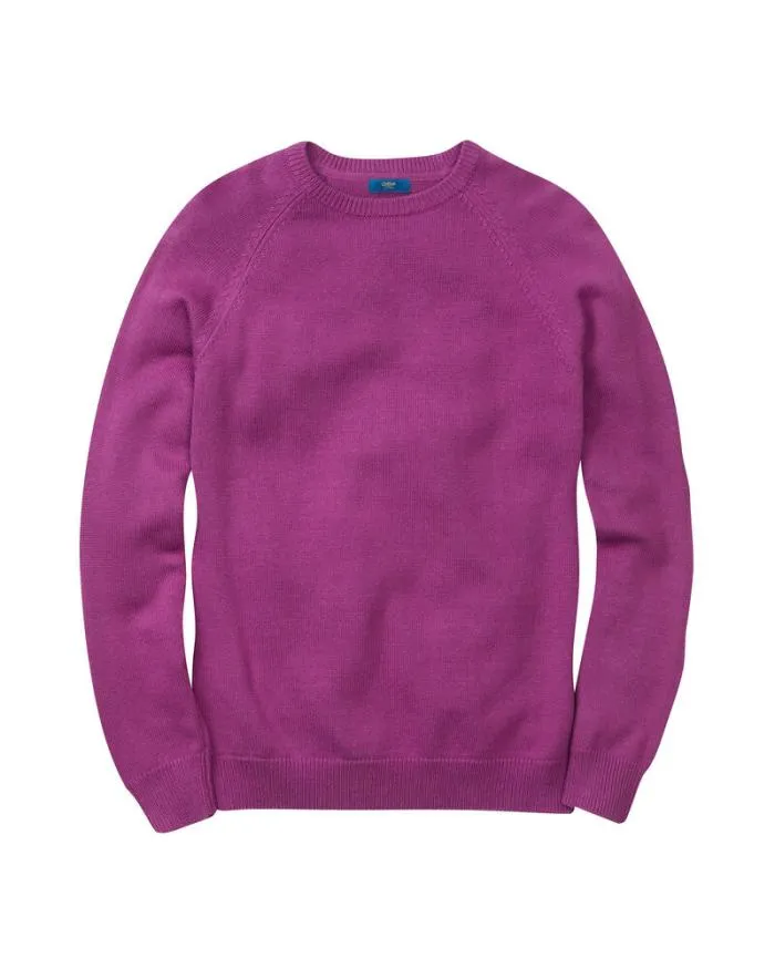 Cotton Traders Knitwear Cotton Crew Neck Jumper 8211 WomenMenUnisex