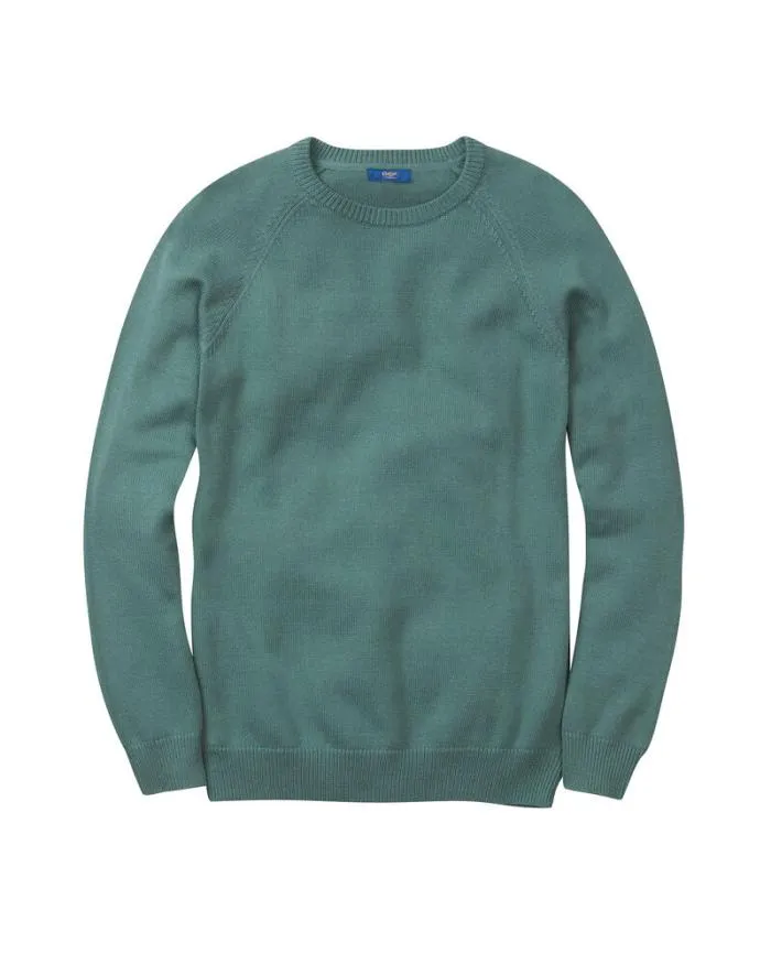 Cotton Traders Knitwear Cotton Crew Neck Jumper 8211 WomenMenUnisex