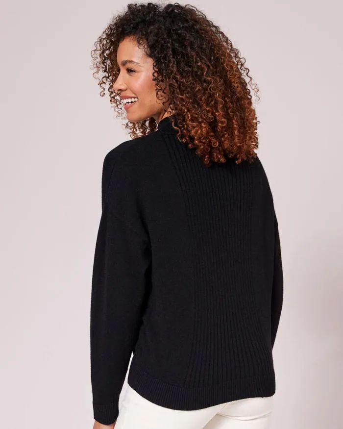 Cotton Traders Knitwear Rib Detail Turtleneck Jumper 8211 Women
