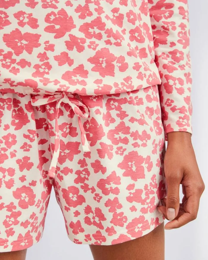 Cotton Traders Loungewear Long Sleeve Shorts Set 8211 Women