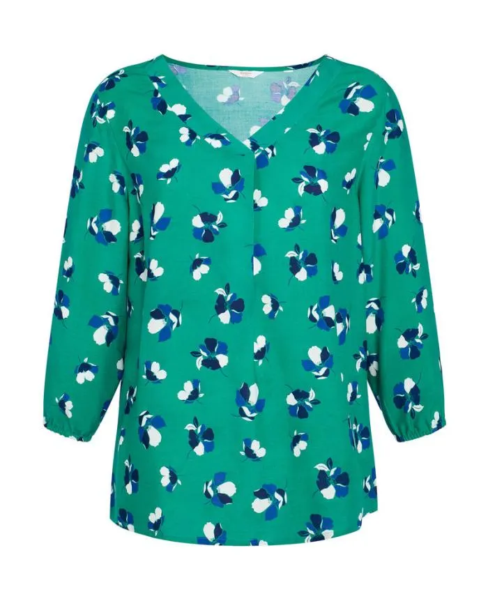 Cotton Traders Shirts and Blouses Cherie Printed Woven Blouse 8211 Women