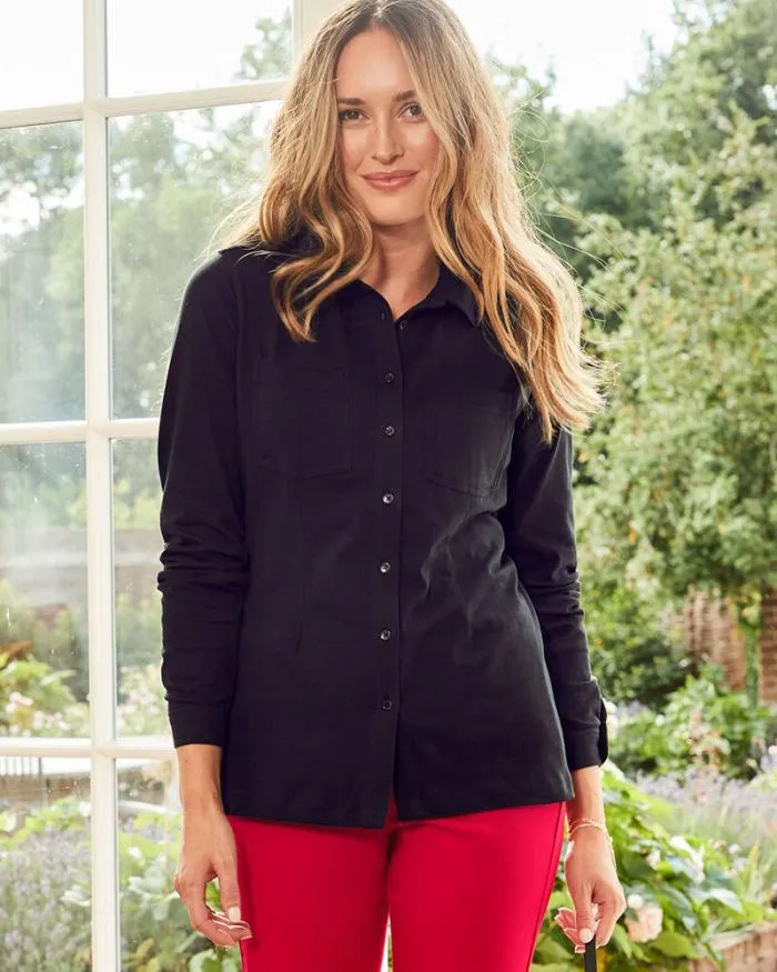 Cotton Traders Shirts and Blouses JustRight Long Sleeve Jersey Shirt 8211 Women Cotton Traders Shirts and Blouses JustRight Long Sleeve Jersey Shirt 8211 Women