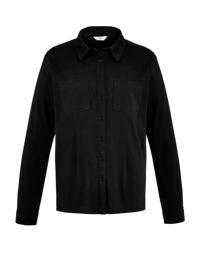 Cotton Traders Shirts and Blouses JustRight Long Sleeve Jersey Shirt 8211 Women
