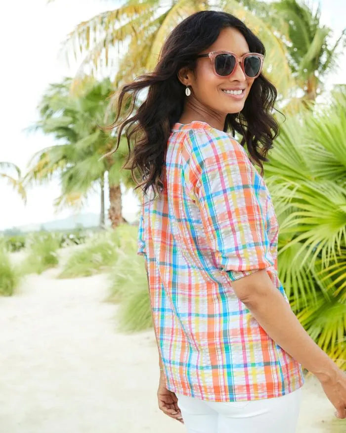Cotton Traders Shirts and Blouses Seersucker Top 8211 Women