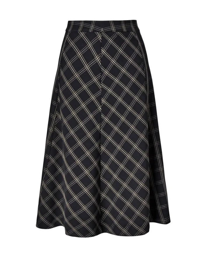 Cotton Traders Skirts CheckIt Side Zip Long Skirt 8211 Women