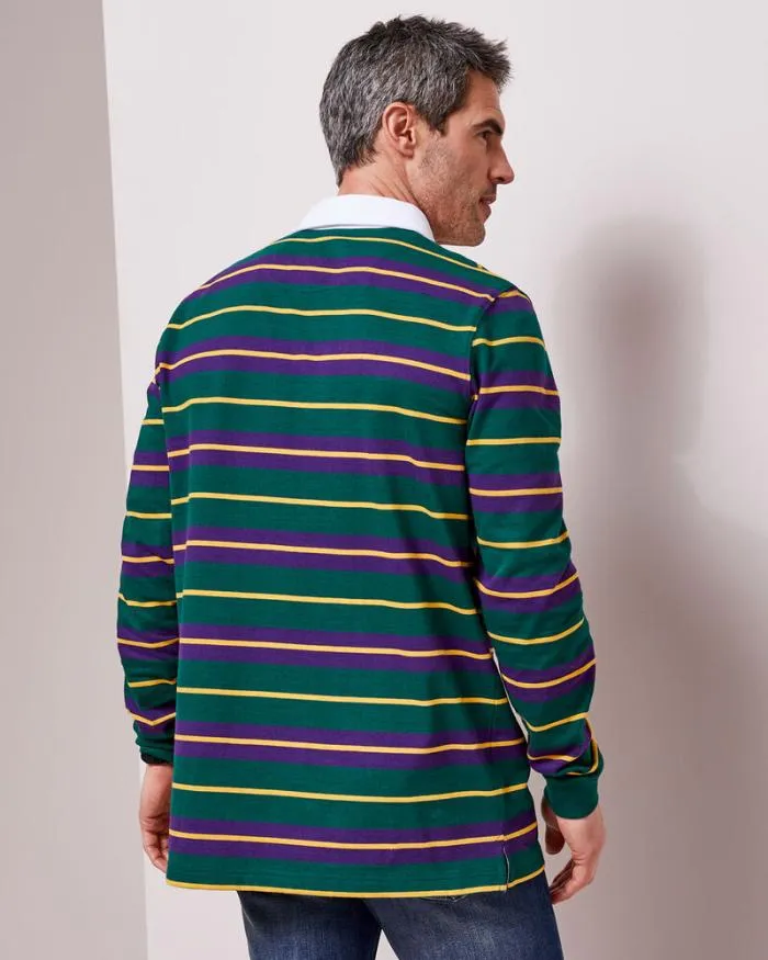 Cotton Traders Tops and TShirts Long Sleeve Heritage Rugby Shirt 8211 Men