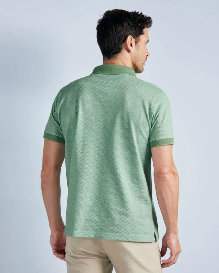 Cotton Traders Tops and TShirts Luxury Textured Polo Shirt 8211 Men