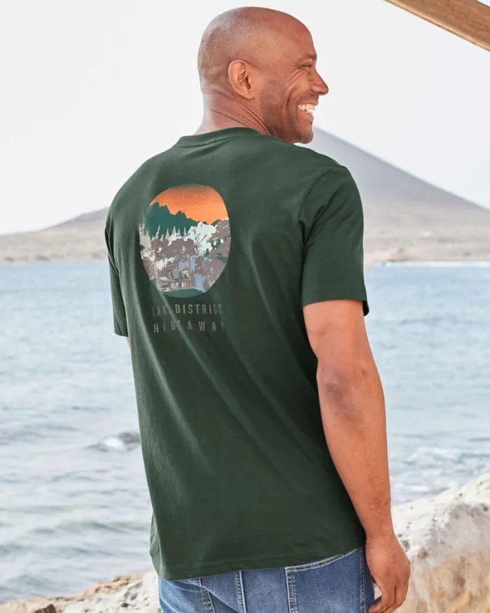 Cotton Traders Tops and TShirts The Wanderer Printed TShirt 8211 Men