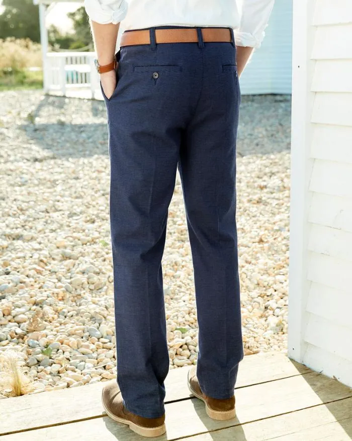 Cotton Traders Trousers Check Stretch Chino Trousers 8211 Men