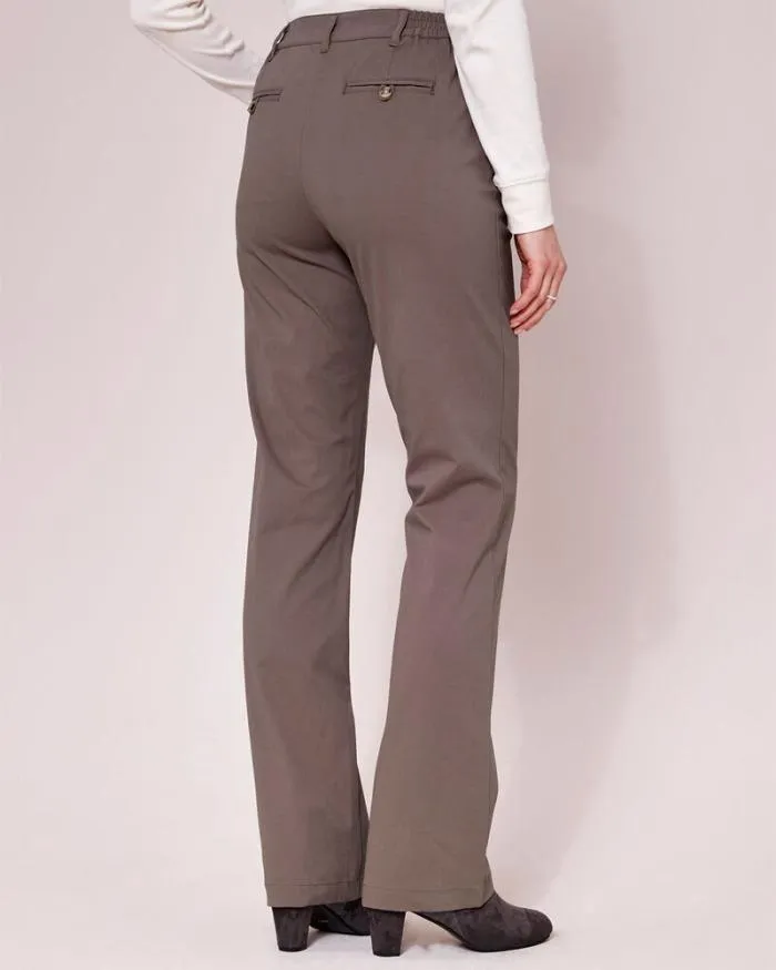 Cotton Traders Trousers Classic StraightLeg Chino Trousers 8211 Women