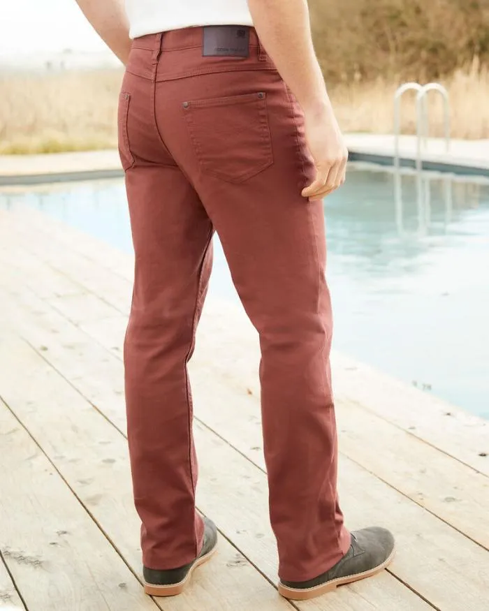 Cotton Traders Trousers S Coloured Stretch Jeans 8211 MenUnisex