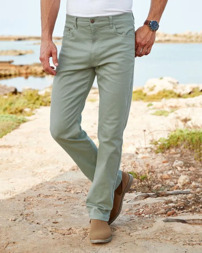 Cotton Traders Trousers S Coloured Stretch Jeans 8211 MenUnisex