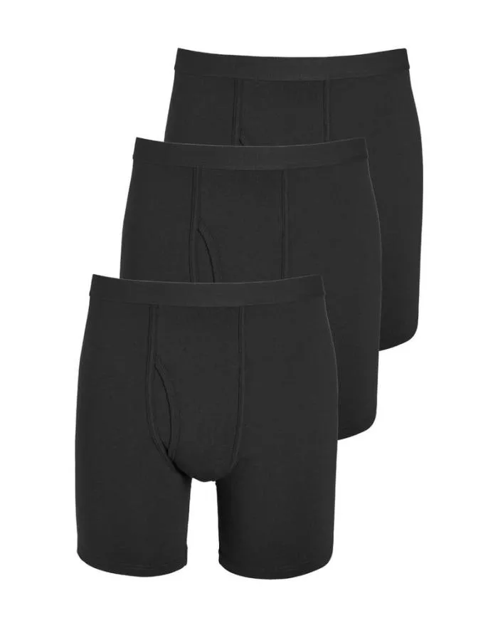 Cotton Traders Underwear 3 Pack UltraComfort Longer Length Trunks 8211 Men