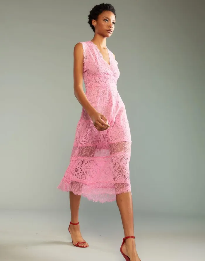 Cynthia Rowley Audrey Lace Dress Women Dresses
