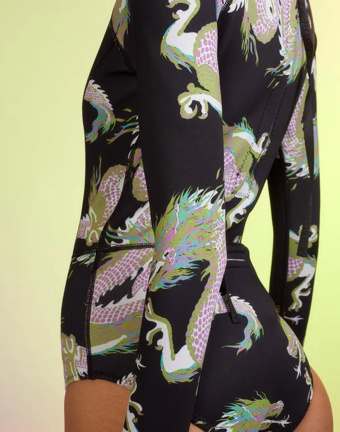 Cynthia Rowley Dragon Wetsuit Women Surf and Swim Cynthia Rowley Dragon Wetsuit Women Surf and Swim