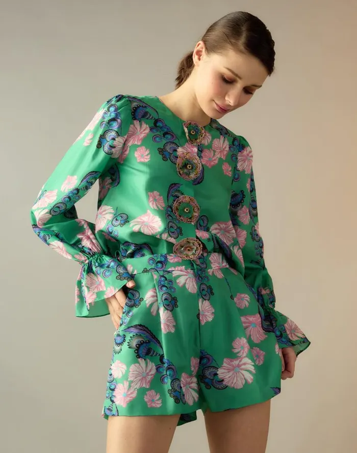 Cynthia Rowley Eden Silk Blouse Women Tops Cynthia Rowley Eden Silk Blouse Women Tops