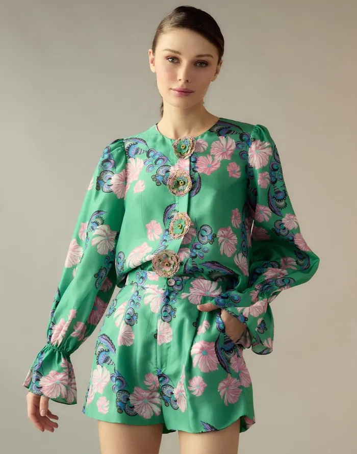 Cynthia Rowley Eden Silk Blouse Women Tops Cynthia Rowley Eden Silk Blouse Women Tops