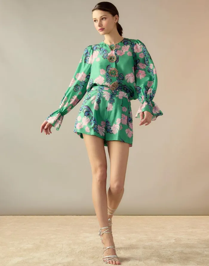 Cynthia Rowley Eden Silk Blouse Women Tops Cynthia Rowley Eden Silk Blouse Women Tops