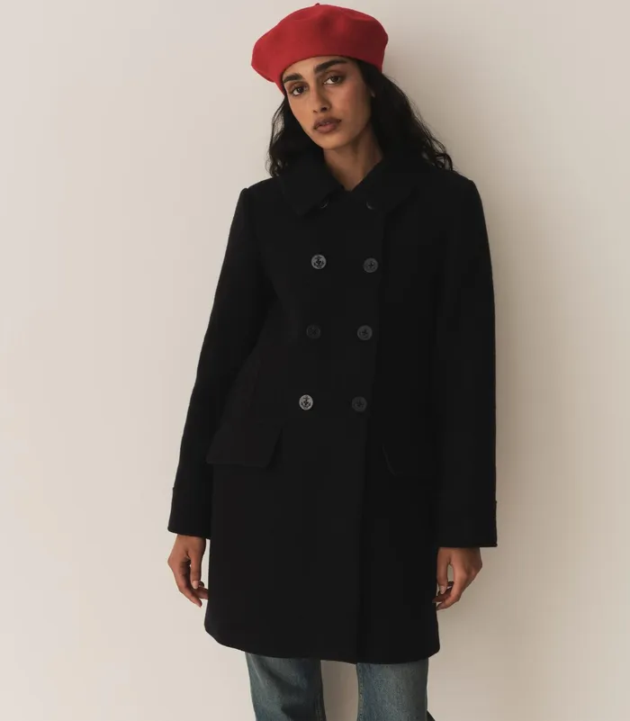 DEN Coats and Jackets Women Wayfarer Coat Deep Navy DEN Coats and Jackets Women Wayfarer Coat Deep Navy