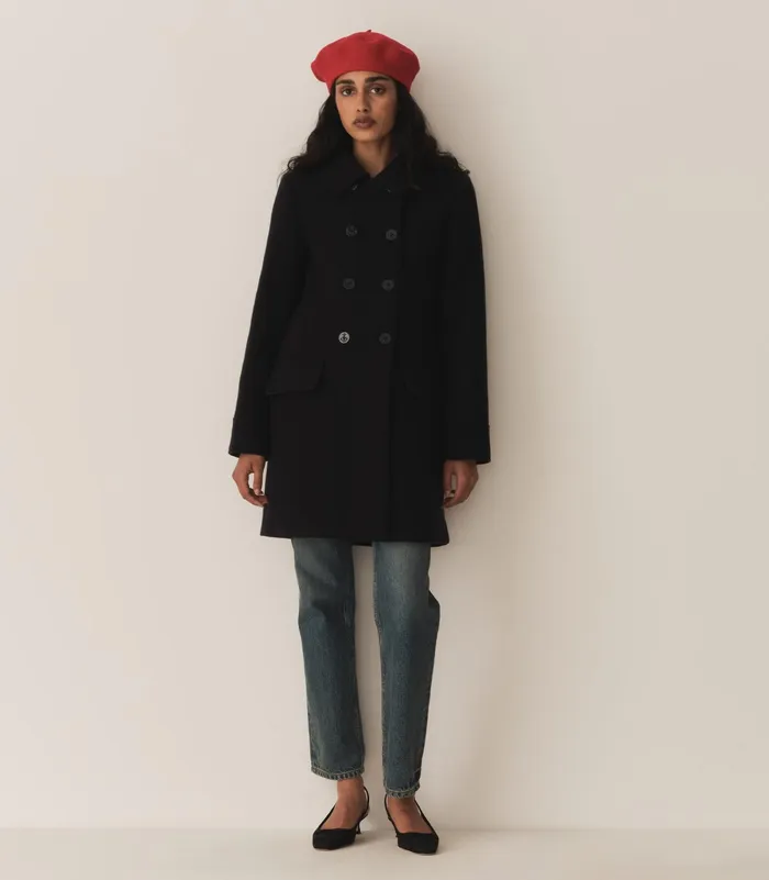 DEN Coats and Jackets Women Wayfarer Coat Deep Navy DEN Coats and Jackets Women Wayfarer Coat Deep Navy