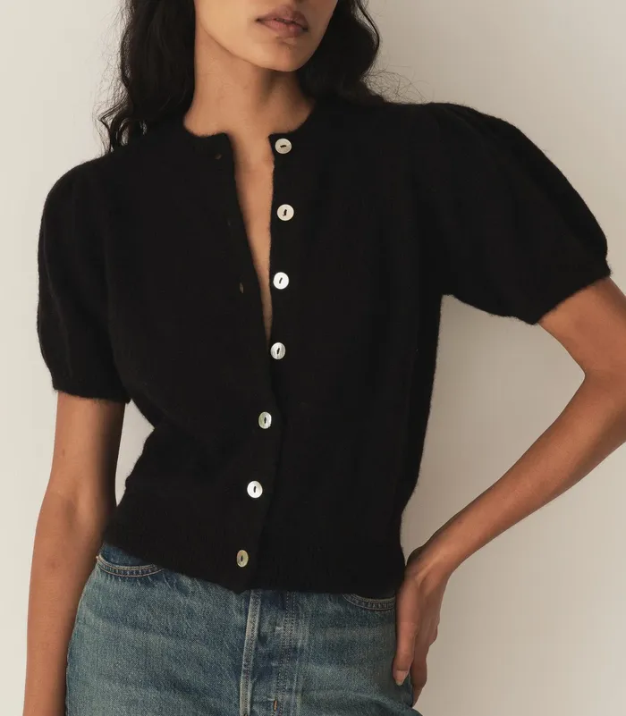 DEN Knitwear Women Anisa Cardigan Black