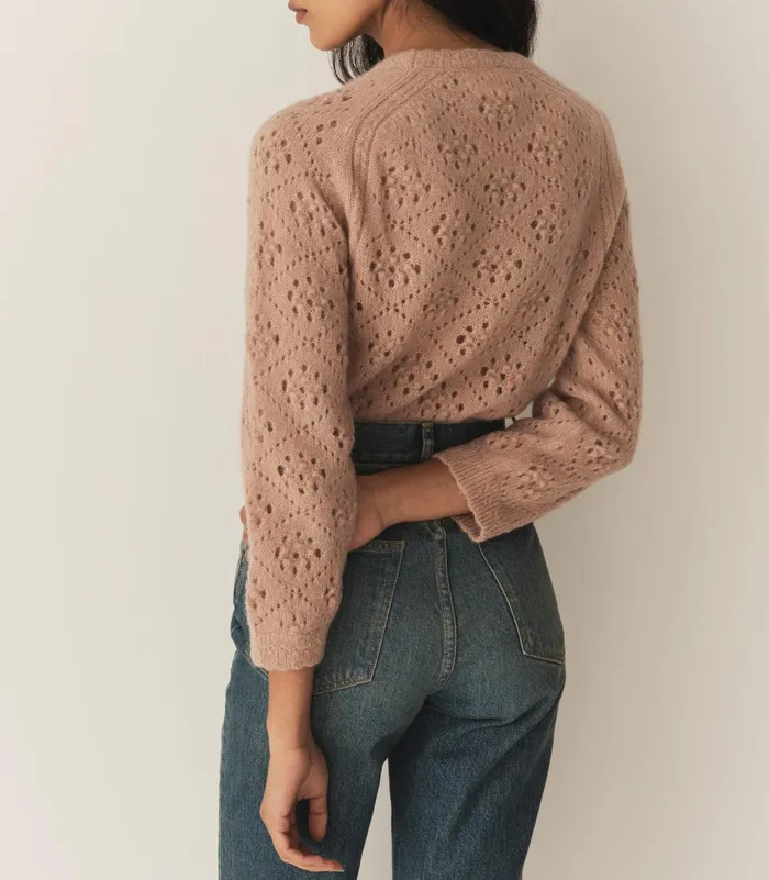 DEN Knitwear Women Emiliana Sweater Clay