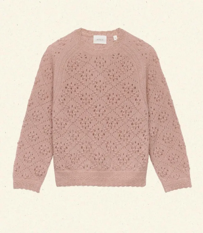DEN Knitwear Women Emiliana Sweater Clay