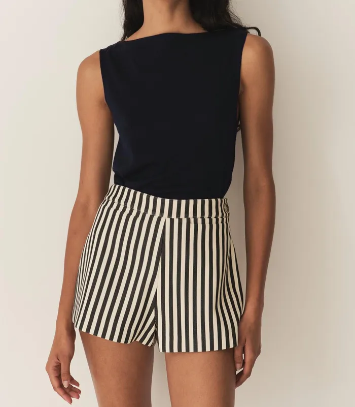 DEN Pants and Shorts Women Thora Short Lisbon Stripe DEN Pants and Shorts Women Thora Short Lisbon Stripe