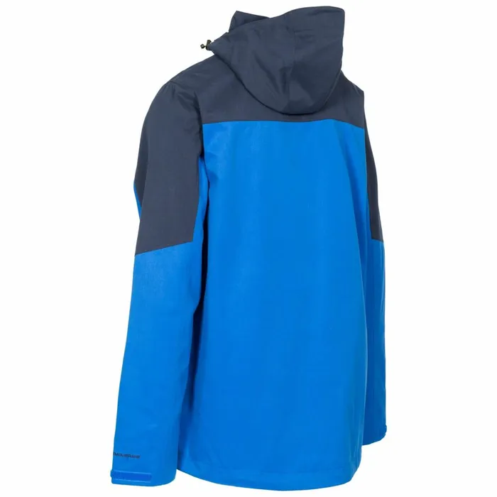 Danson DLX Waterproof Jacket Blue Men Trespass Waterproof Jackets