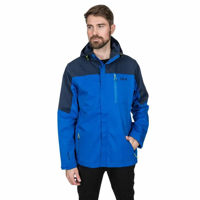 Danson DLX Waterproof Jacket Blue Men Trespass Waterproof Jackets