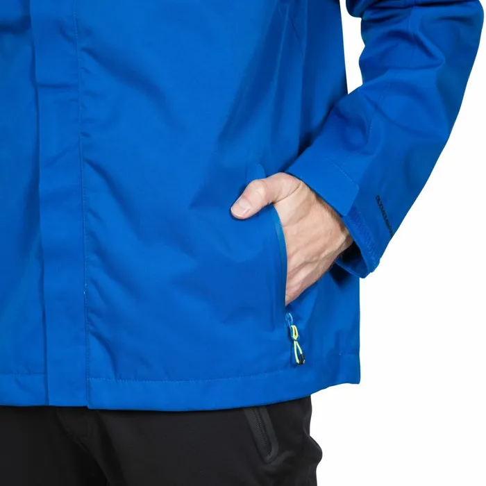 Danson DLX Waterproof Jacket Blue Men Trespass Waterproof Jackets