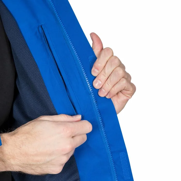Danson DLX Waterproof Jacket Blue Men Trespass Waterproof Jackets