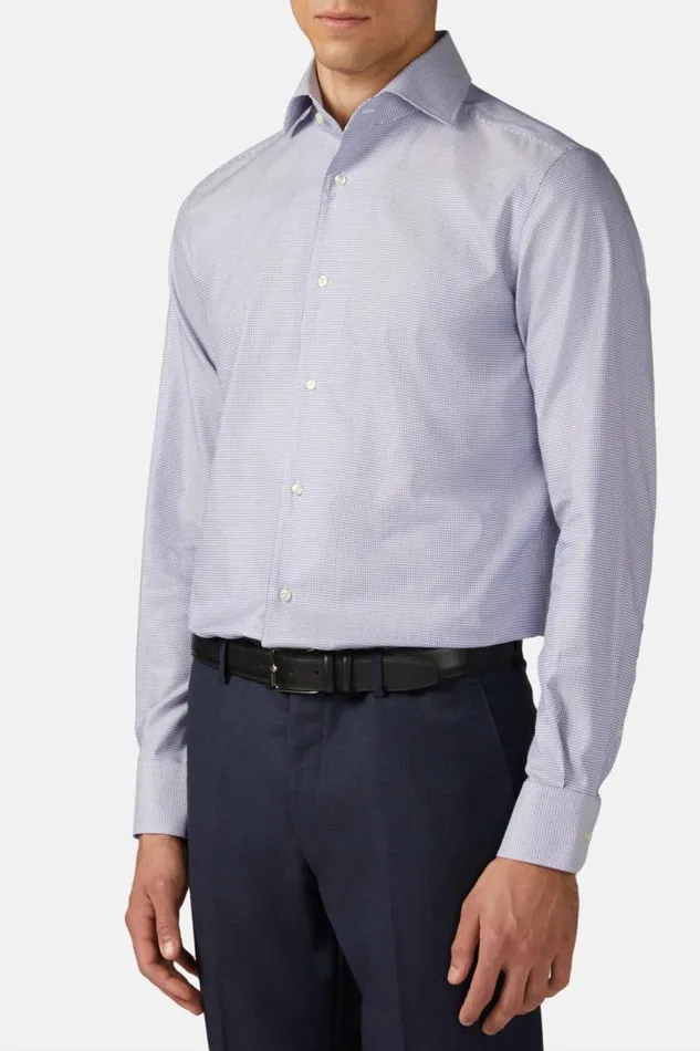 Dress Shirts Men Boggi Milano Regular Fit Blue Dobby Cotton Shirt Royal Blue Dress Shirts Men Boggi Milano Regular Fit Blue Dobby Cotton Shirt Royal Blue