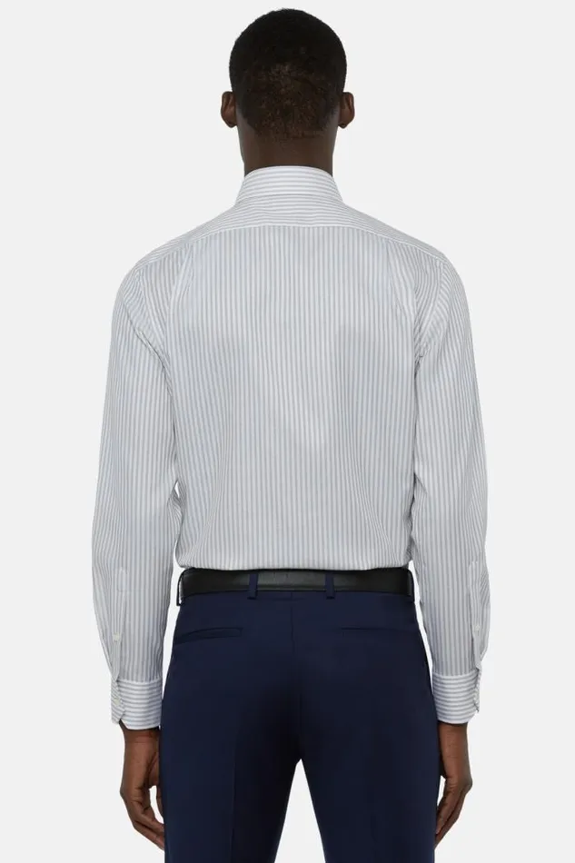 Dress Shirts Men Boggi Milano Regular Fit Dark Brown Striped Cotton Dobby Shirt Brown Dress Shirts Men Boggi Milano Regular Fit Dark Brown Striped Cotton Dobby Shirt Brown