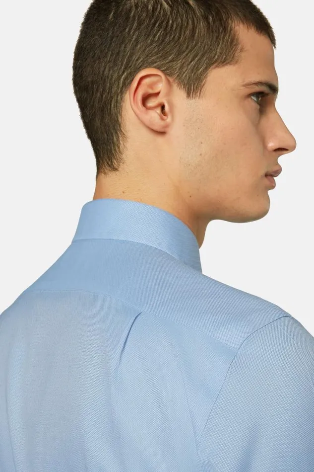Dress Shirts Men Boggi Milano Regular Fit Sky Blue Dobby Cotton Shirt Light Blu Dress Shirts Men Boggi Milano Regular Fit Sky Blue Dobby Cotton Shirt Light Blu