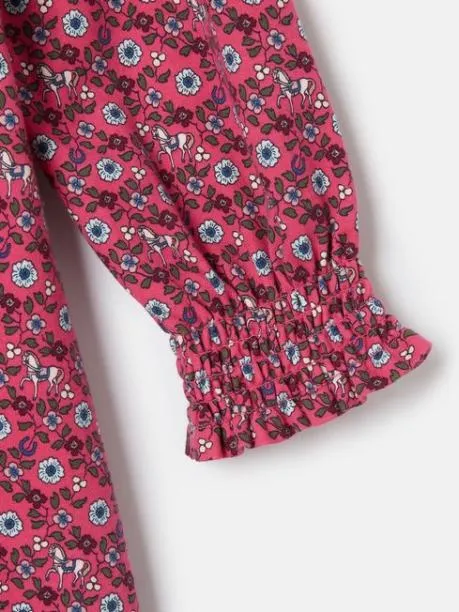 Dresses Girls Joules Pink Printed Jersey Dress