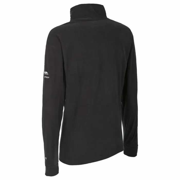 Duty 12 Zip Fleece Black Men Trespass Fleeces