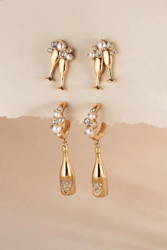 Earrings Women Alex And Ani Champagne Stud Earrings Gold