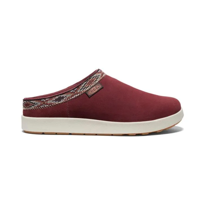 Elle Suede Brown Leather Mule Women KEEN SlipOns