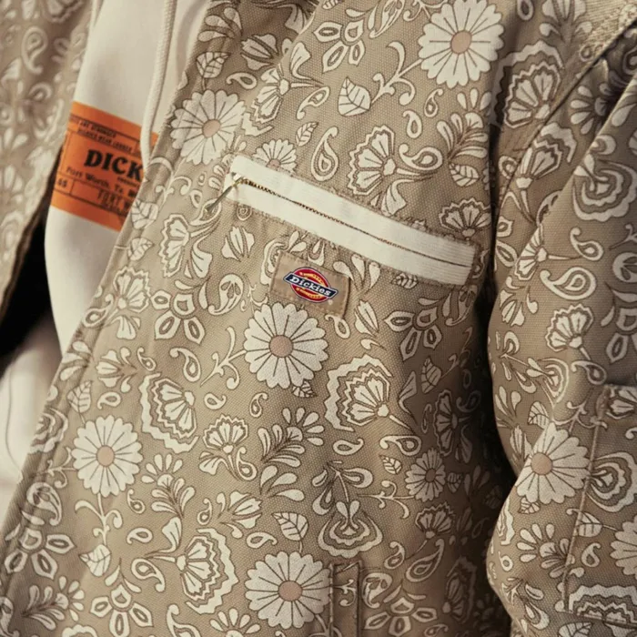 Ellis Floral Print Duck Canvas Jacket Light Floral Light Floral fcg Men Dickies Coats and Jackets Ellis Floral Print Duck Canvas Jacket Light Floral Light Floral fcg Men Dickies Coats and Jackets