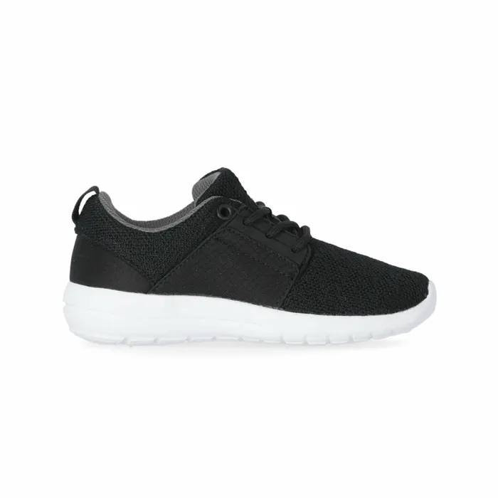 Elwood Lightweight Trainers Black Kids Trespass Trainers