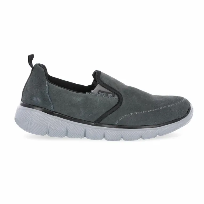 Enrico Slip On Trainers Carbon Men Trespass Casual Shoes