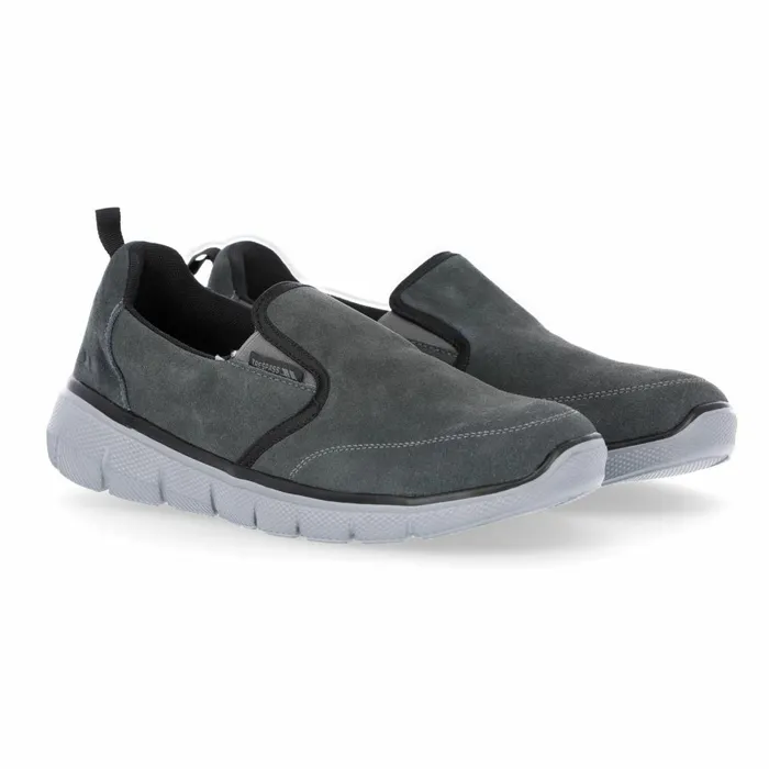 Enrico Slip On Trainers Carbon Men Trespass Casual Shoes