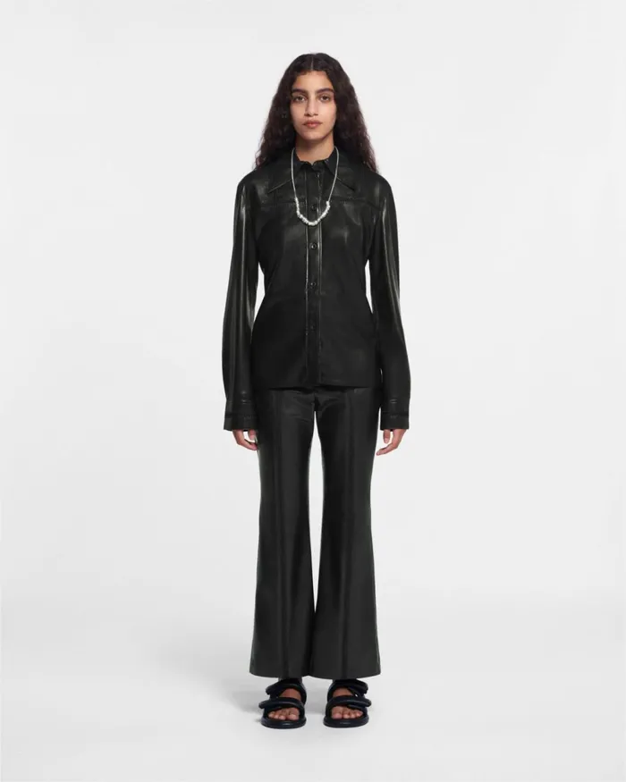 Estella Black Women Nanushka Tops Estella Black Women Nanushka Tops