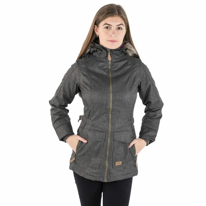 Everyday Padded Waterproof Jacket Khaki Women Trespass Parka Coats