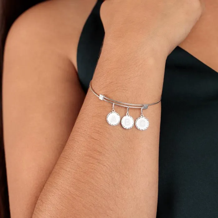 Fine Jewelry Women Alex And Ani Initial O Charm Sterling Silver